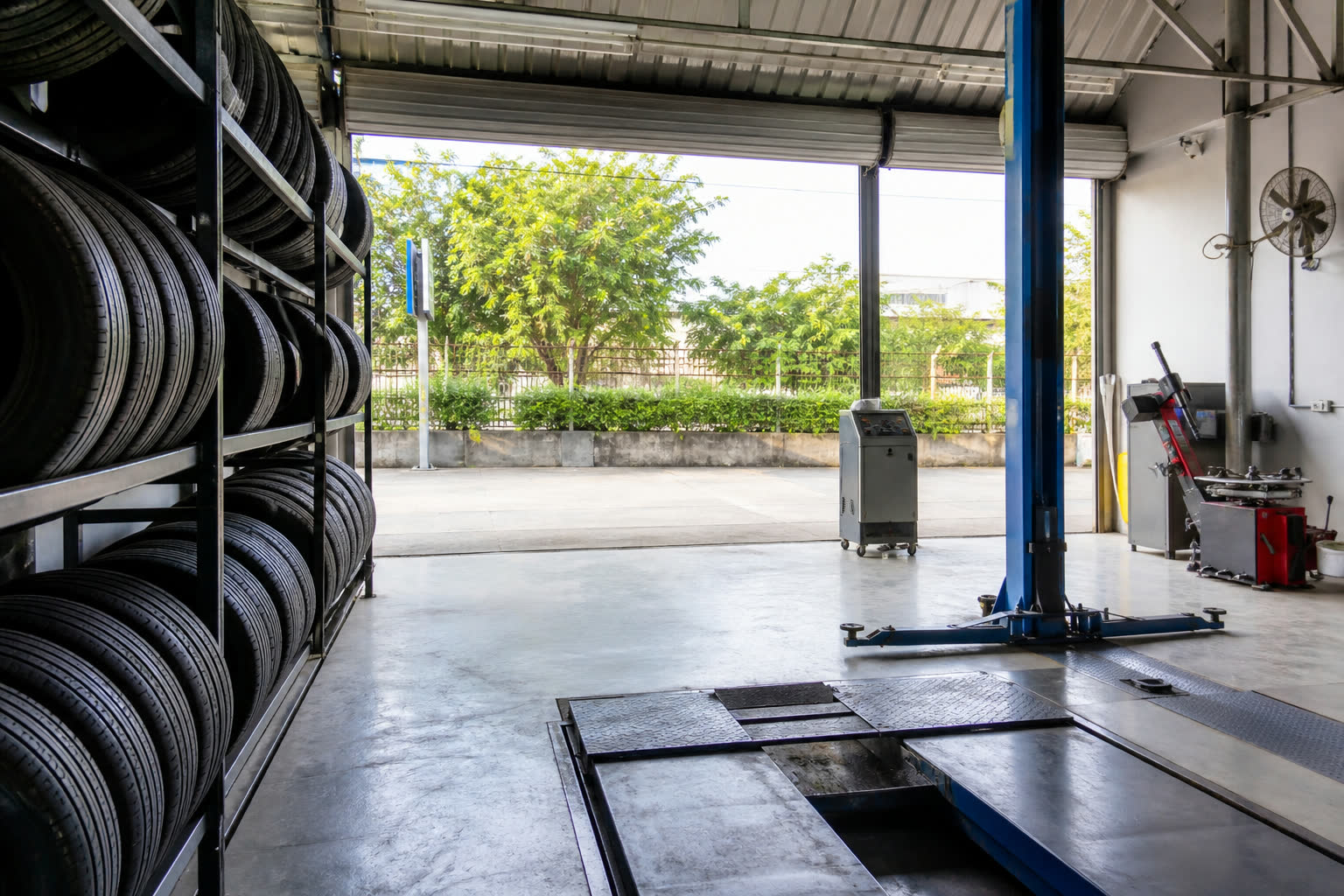 Tyre centres